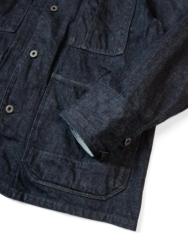 Kapital 12oz denim CACTUS coverall (black thread version) Jacket