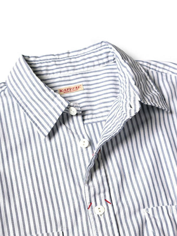 Kapital OX Stripe Clip Shirt (long sleeve)