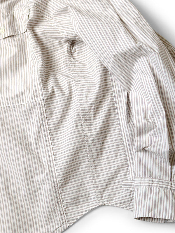 Kapital cotton striped cabin work shirt (long sleeve)