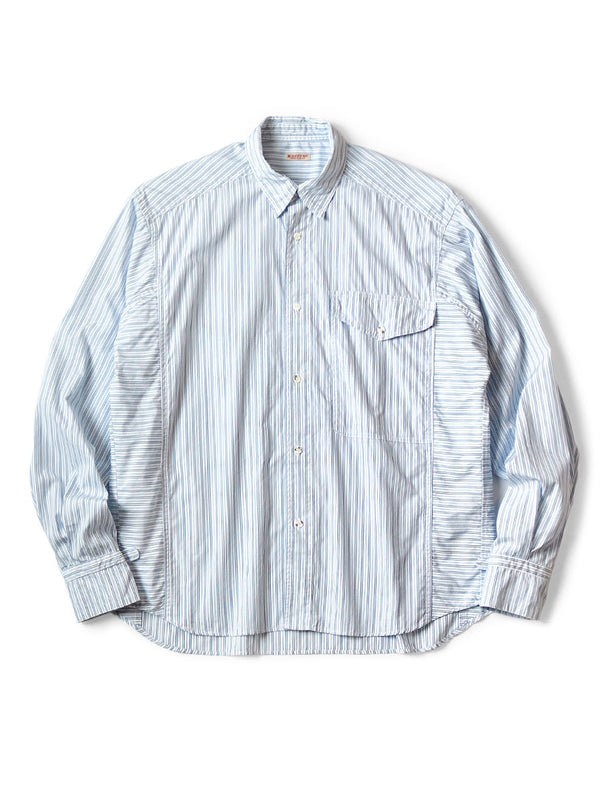 Kapital cotton striped cabin work shirt (long sleeve)