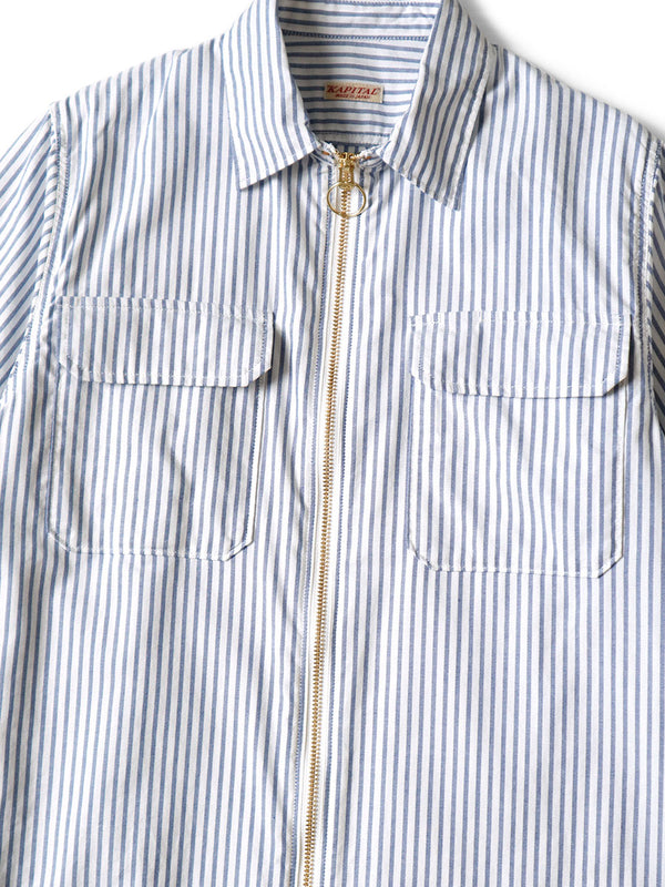Kapital OX Stripe Drizzler Work Shirt Dress