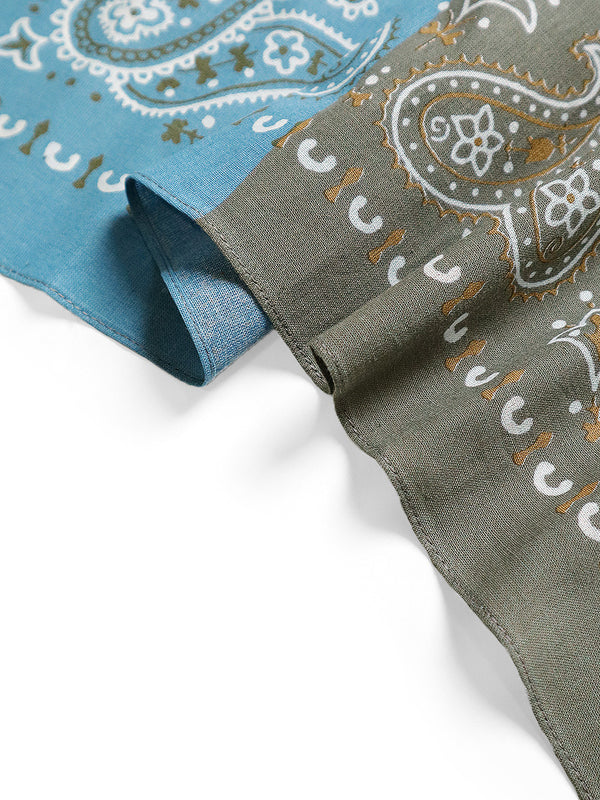 Kapital fastcolor Selvedge Bandana (PAISLEY PATCHWORK)