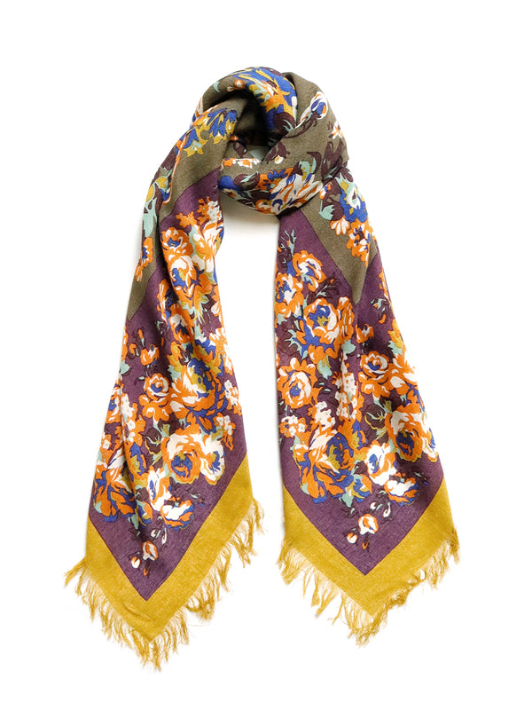 Kapital Rayon Fringe Stole (Nadeshiko Champetre) Scarves