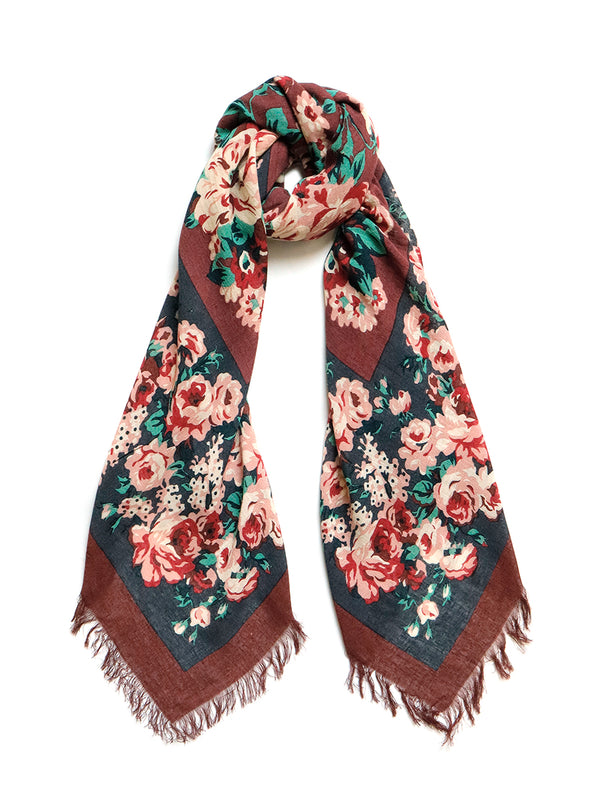 Kapital Rayon Fringe Stole (Nadeshiko Champetre) Scarves