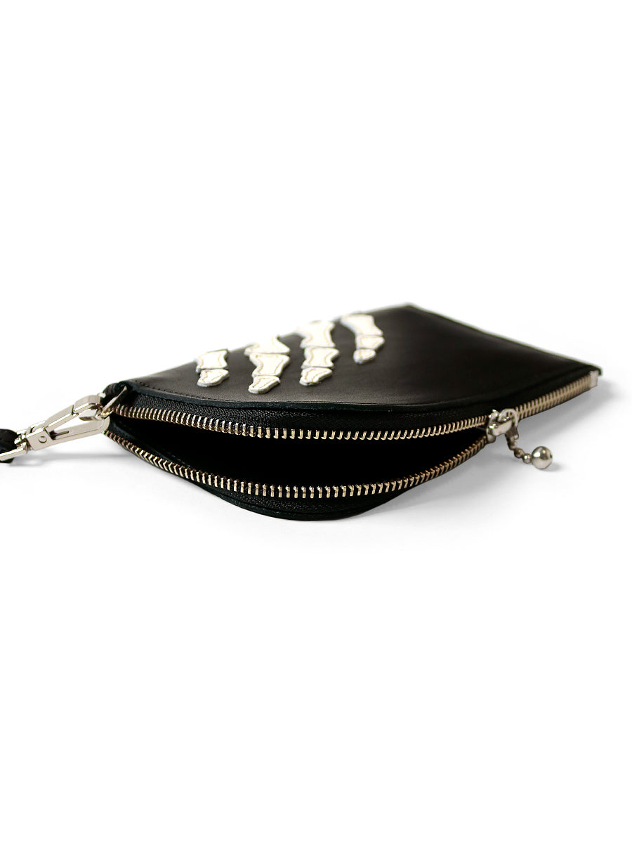 すぐったレディース福袋 Kapital Leather Thumbs Up Bone Hand Zip Neck wallet Bag 財布・ケース・小物入れ