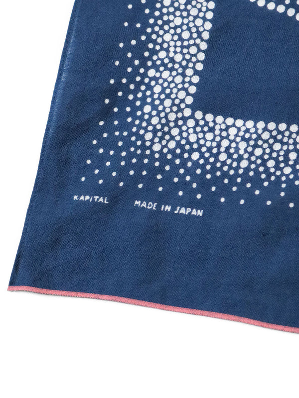 Kapital fastcolor selvedge bandana (magpie embroidery)