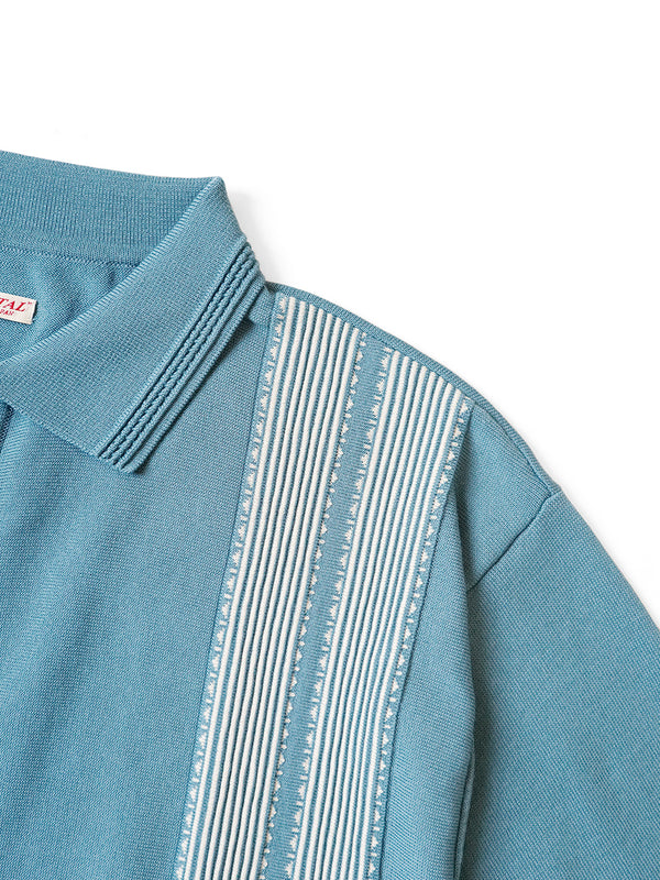 Kapital 14G Cotton Knit Tennessee Aloha Polo shirt (short sleeve)
