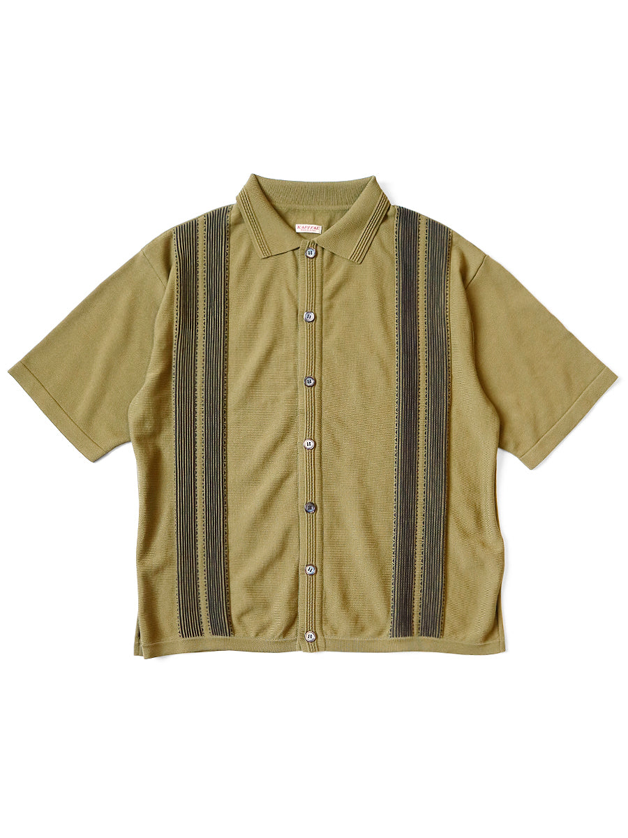 Kapital 14G Cotton Knit Tennessee Aloha Polo shirt (short