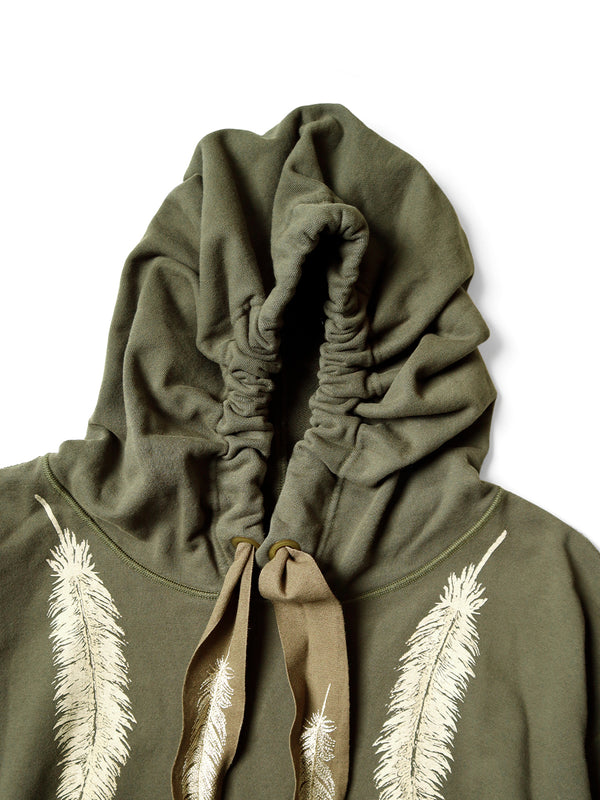 Kapital fleece feather cord catfish (feather pt) sweater hoodie