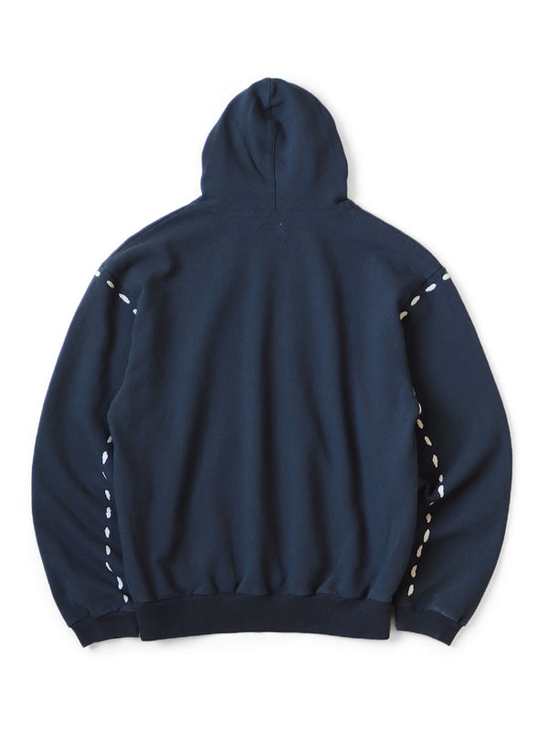 Kapital fleece marionette hooded sweatshirt