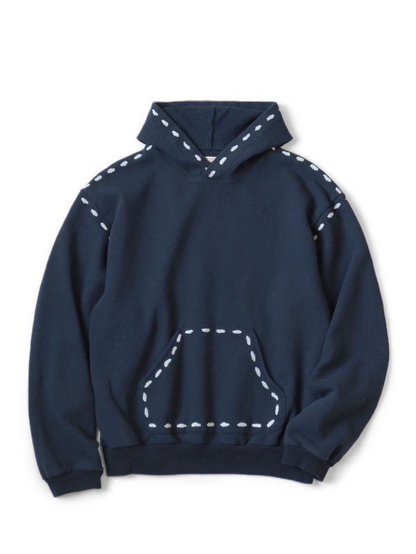 Kapital fleece marionette hooded sweatshirt