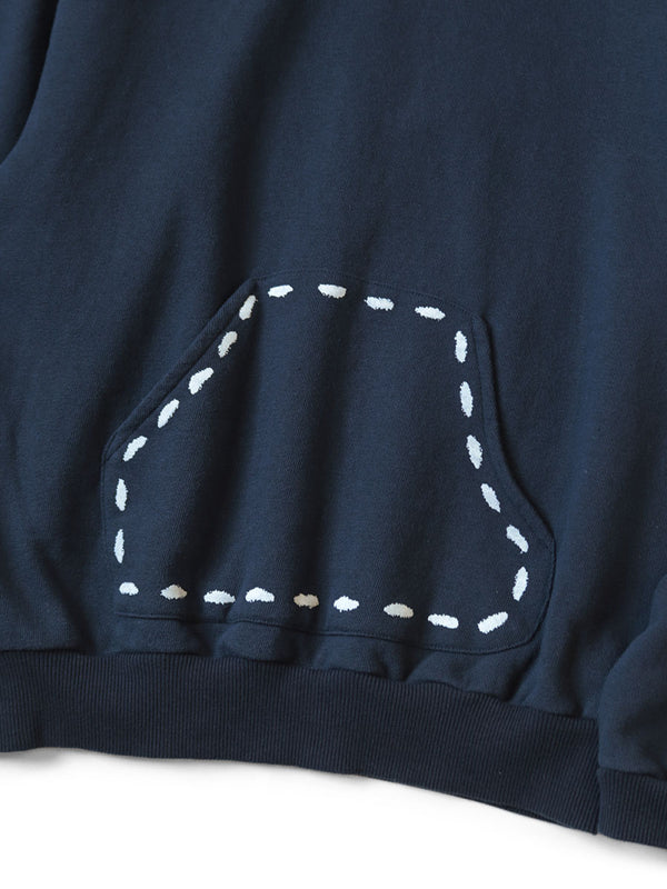 Kapital fleece marionette hooded sweatshirt