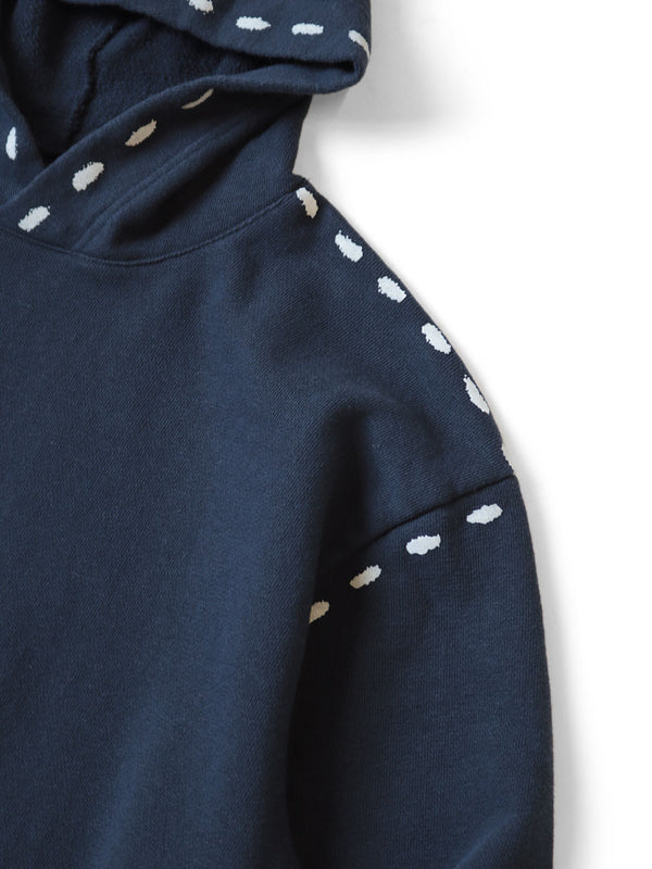 Kapital fleece marionette hooded sweatshirt