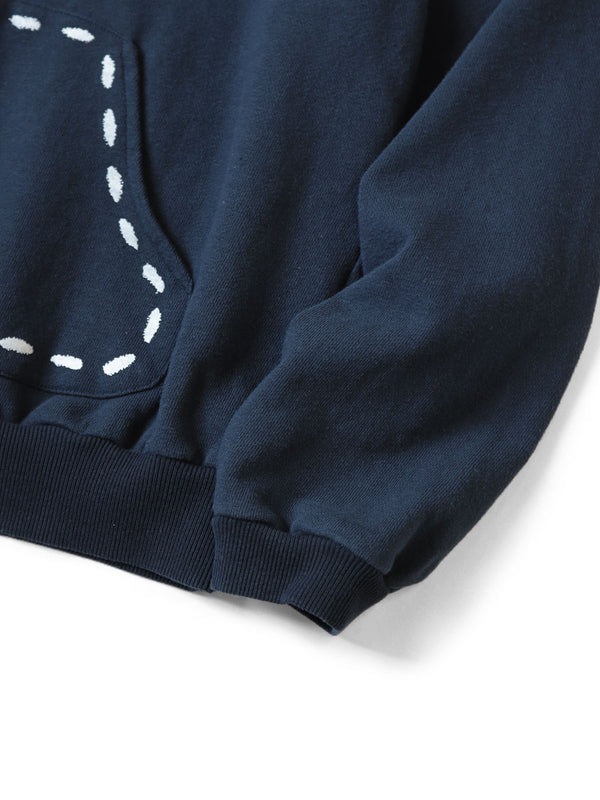 Kapital fleece marionette hooded sweatshirt