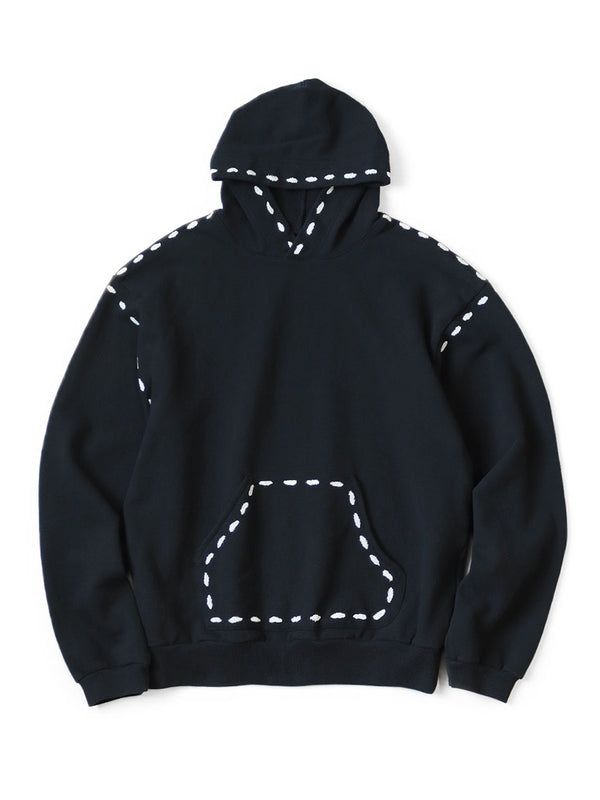 Kapital fleece marionette hooded sweatshirt
