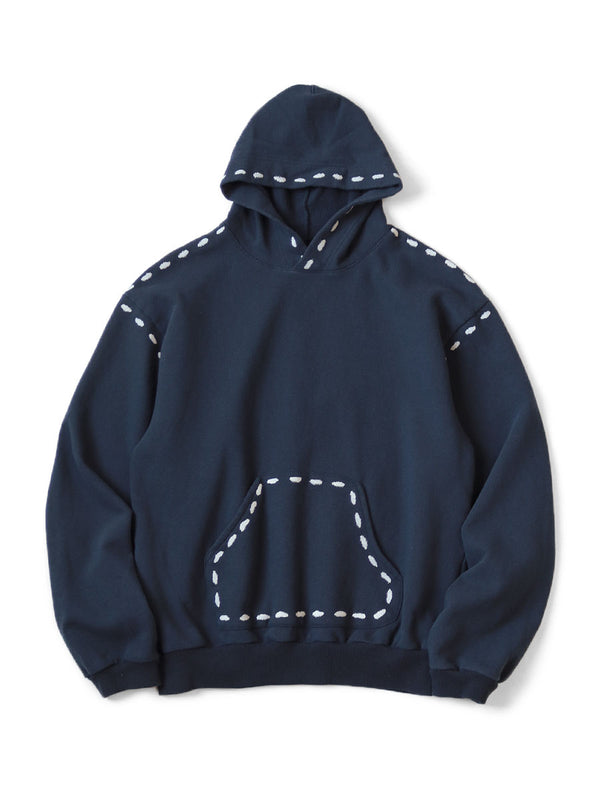 Kapital fleece marionette hooded sweatshirt