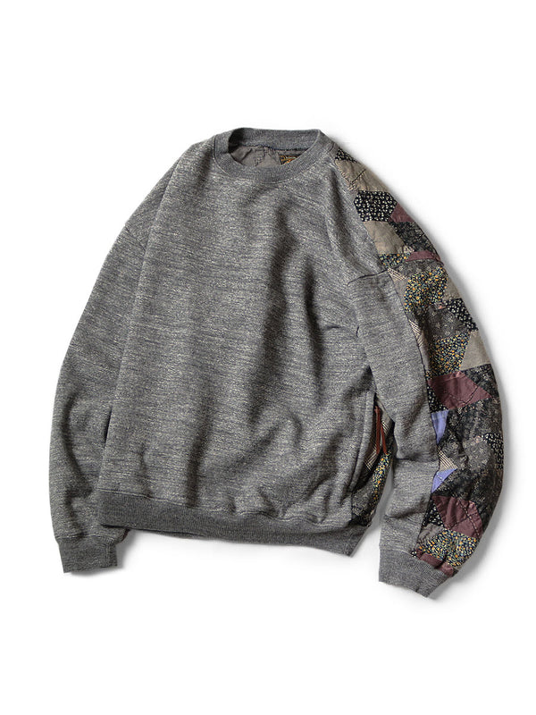 Kapital TOP fleece x YABANE quilt 2TONE BIG sweatshirt sweater