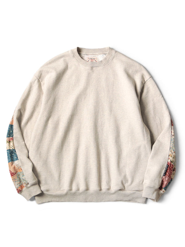 Kapital TOP fleece x YABANE quilt 2TONE BIG sweatshirt sweater