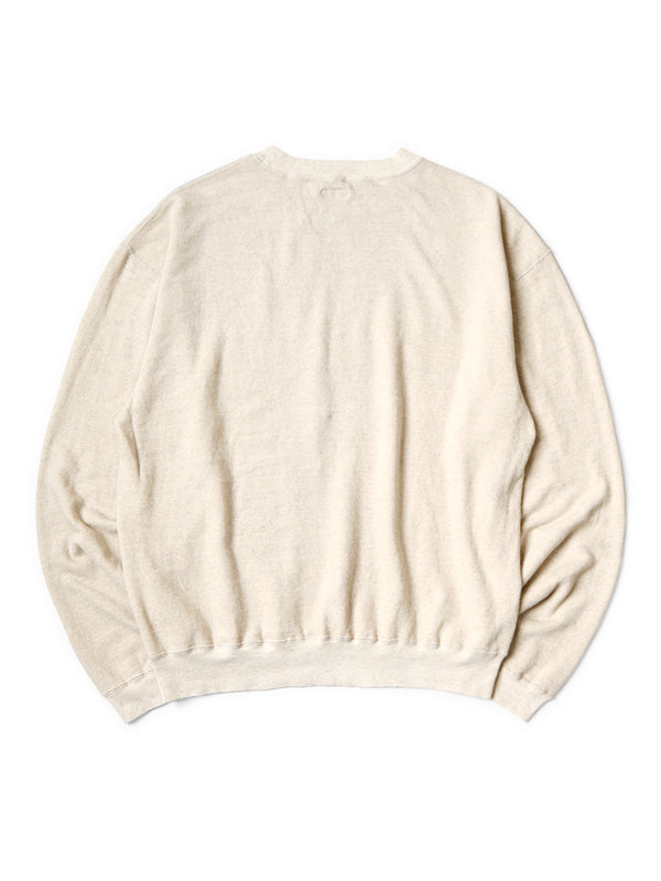 Kapital Linen gauze fleece crew sweatshirt (monkey amigo pt) sweater