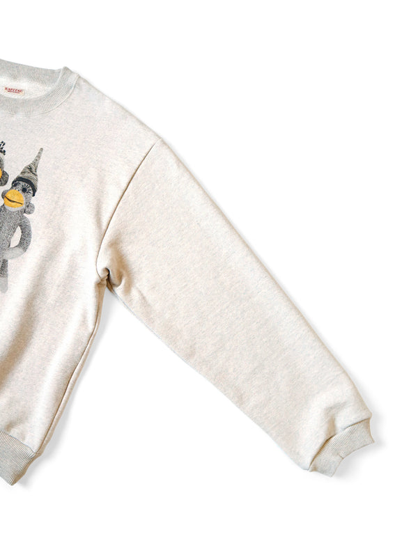 Kapital TOP Fleece Crew Sweatshirt (Monkey Amigo pt) sweater