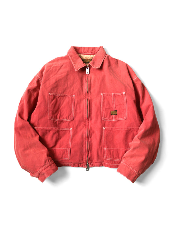 Kapital California Red Canvas Covered Drizzler (with liner) Jacket