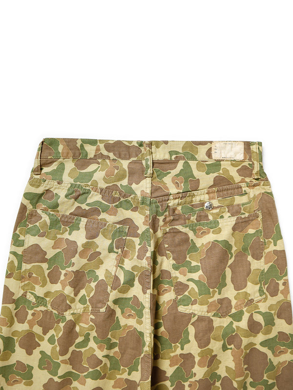 Kapital Hunter Camouflage Herringbone Port Baggy Pants