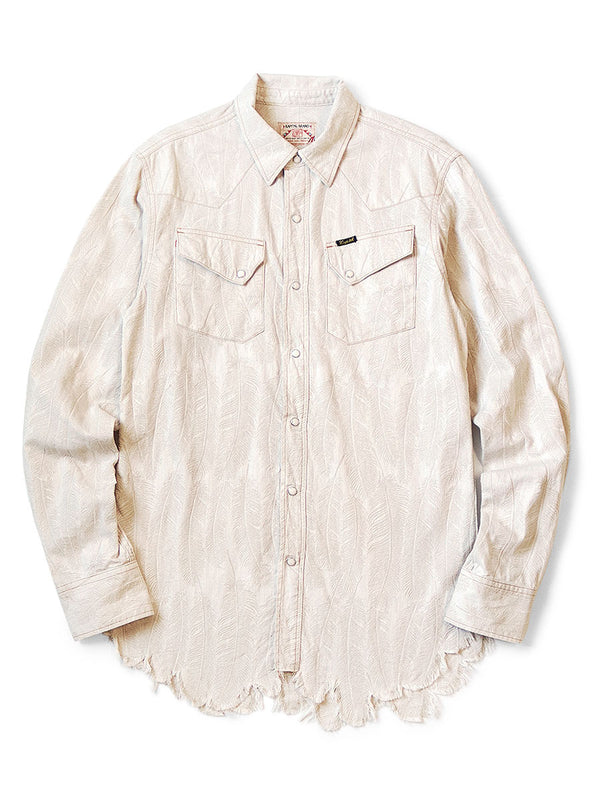 Kapital 5oz Magpie Denim Western Shirt (long sleeve)(Time Sale)