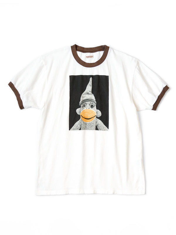 Kapital 20/-T-shirt Ringer Tee (Chiro-saku pt)