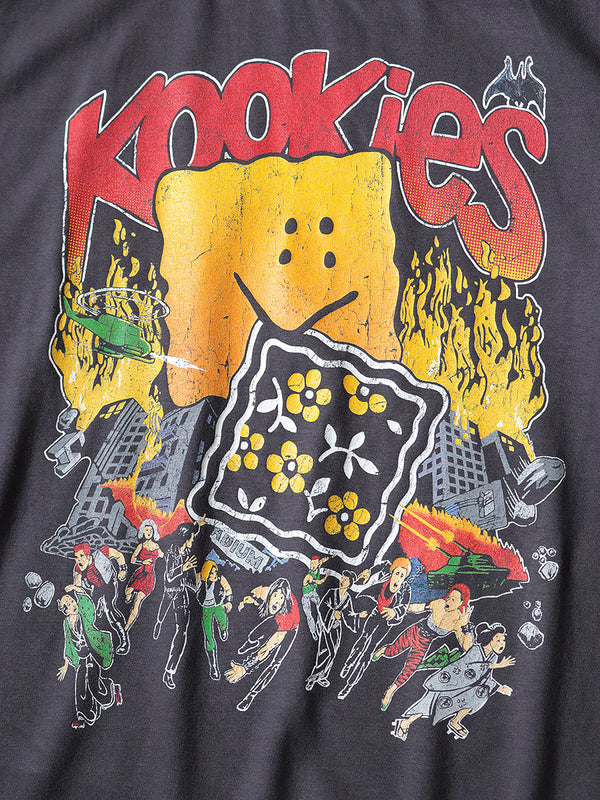 Kapital 20 Jersey Crew Neck T-shirt (BUSTER PECKISH BOWY print)