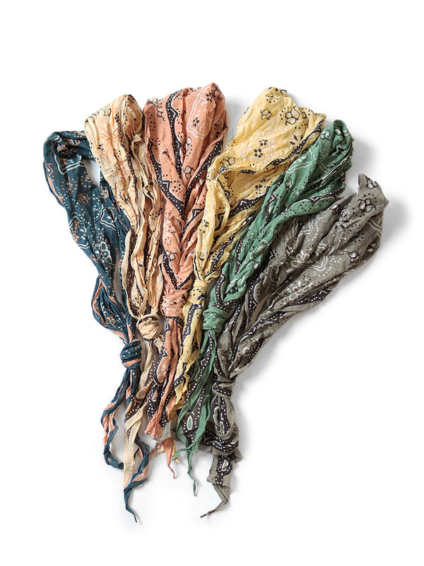 Kapital Washer silk neckerchief (COOKIE)