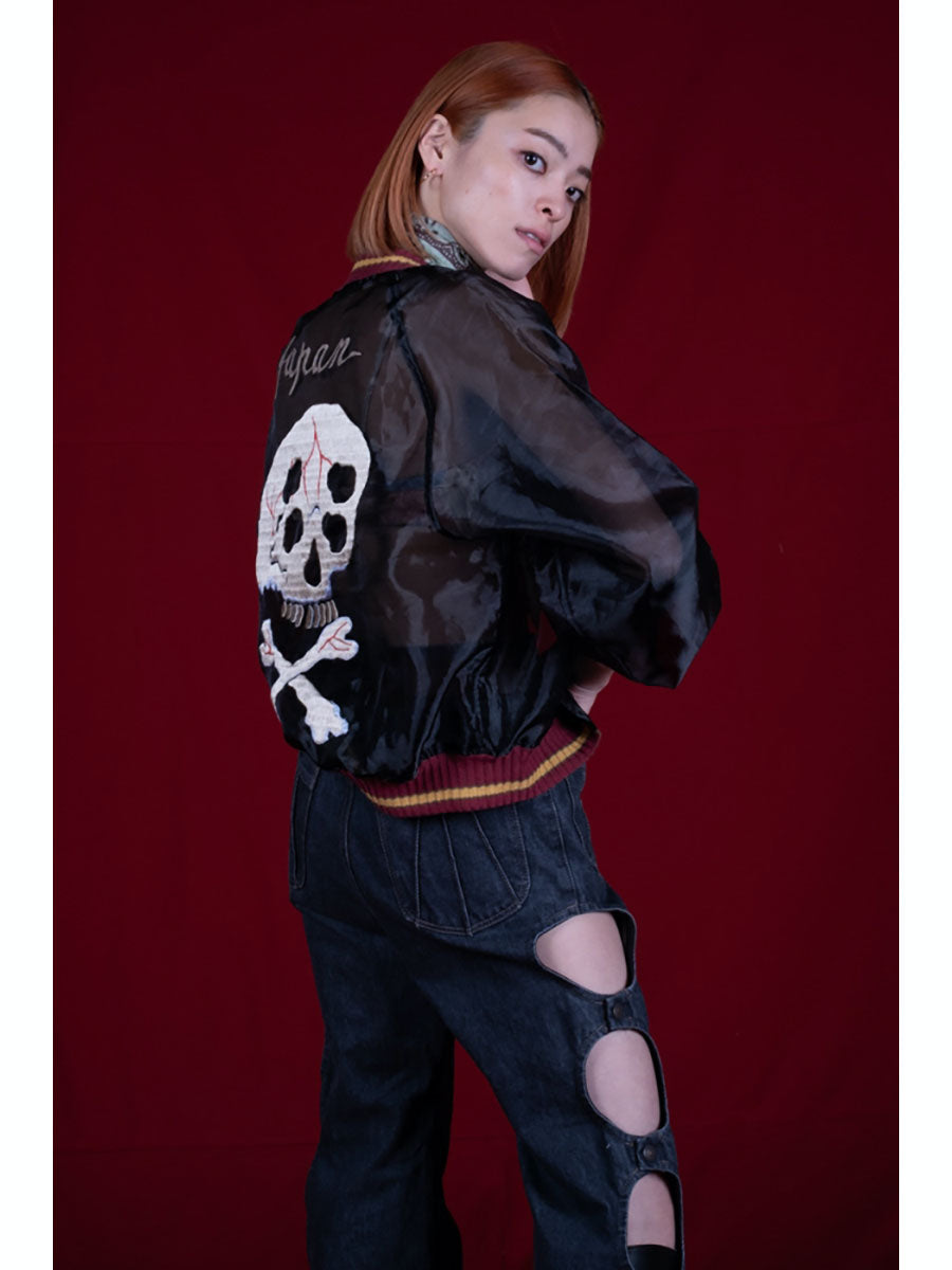 Kapital Sheer Pearl Mosquito Guard Souvenir Jacket eagle
