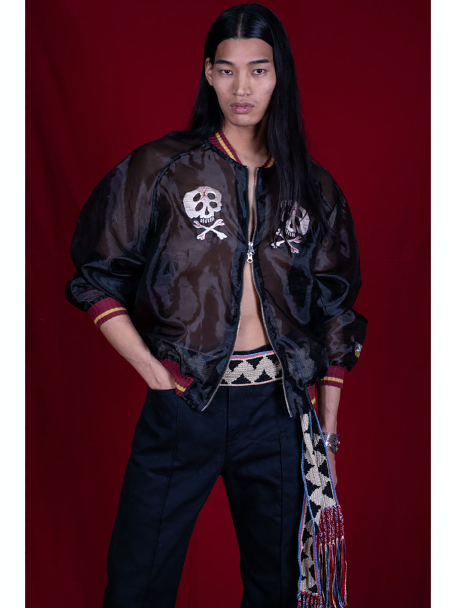 【期間限定お試し価格】 Guard Mosquito Pearl Sheer Kapital Souvenir Skull (Rain JKT トップス