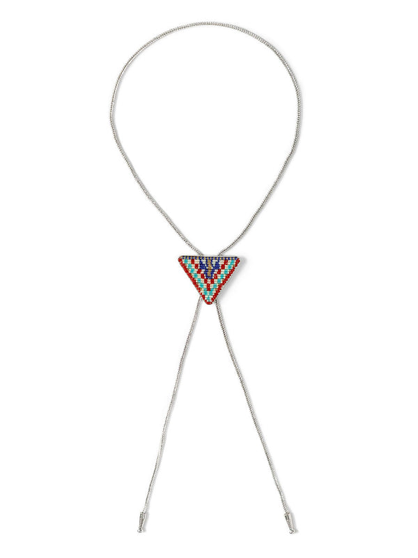 Kapital Beaded Loop Tie (Silver Color Chain)