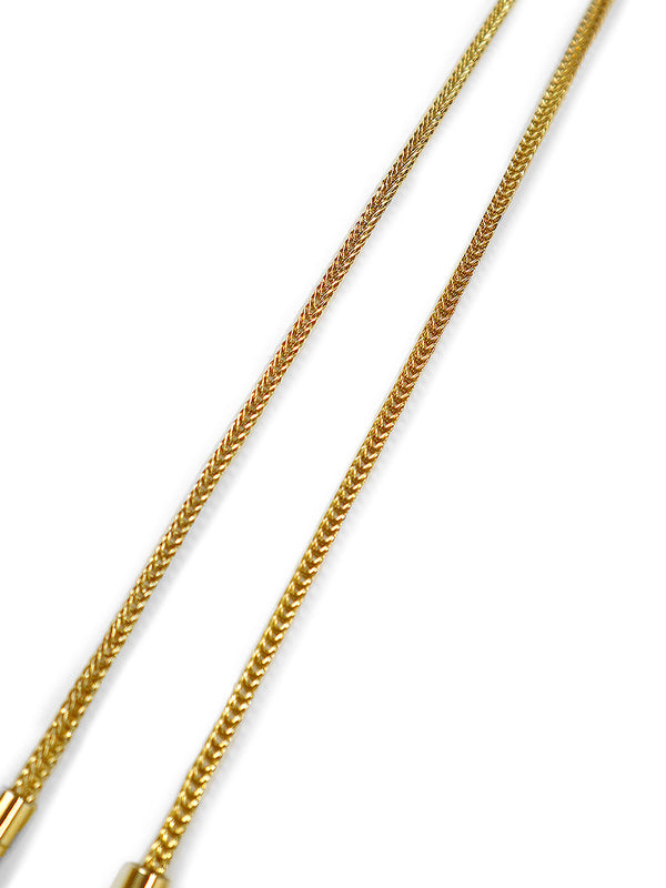 Kapital Beaded Loop Tie (Gold Color Chain)