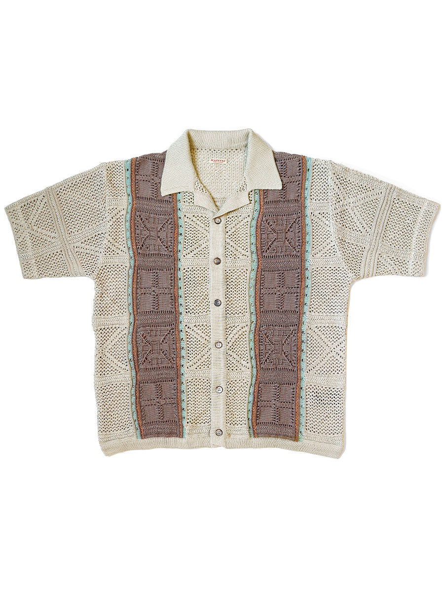 Kapital 7G Crochet Knit Tennessee Aloha Polo tee – HARUYAMA