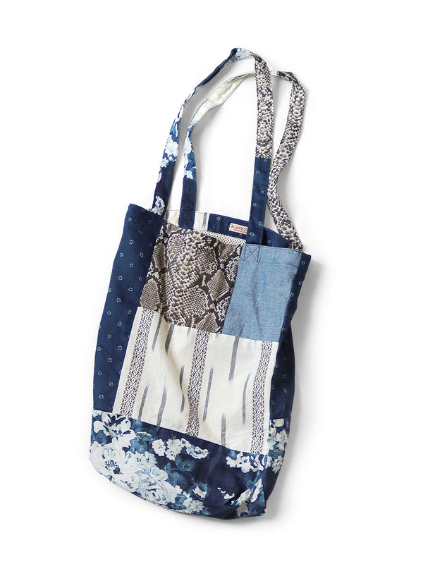 Kapital patchwork novel tote bag