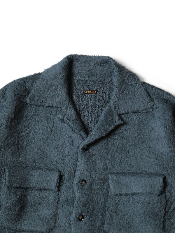 Kapital 7G Shaggy Knit Board Shirt Jacket