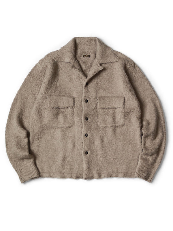 Kapital 7G Shaggy Knit Board Shirt Jacket