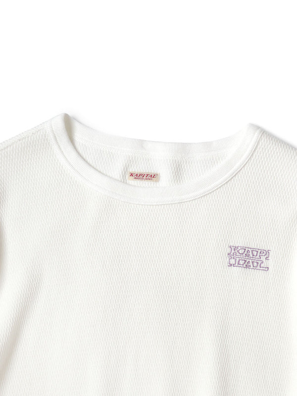 Kapital Waffle Jersey Long Sleeve T-Shirt (KAPITAL Embroidery) Tee