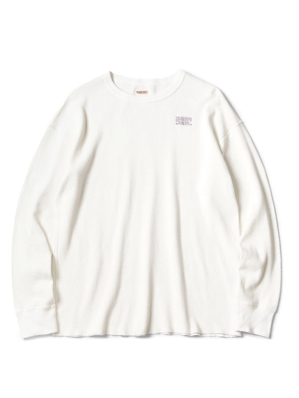 Kapital Waffle Jersey Long Sleeve T-Shirt (KAPITAL Embroidery) Tee