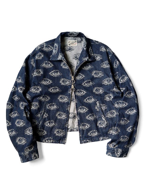 Kapital 12oz SPEAKEASY denim drizzler jacket