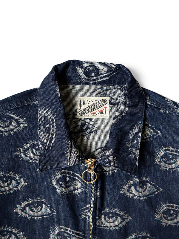 Kapital 12oz SPEAKEASY denim drizzler jacket