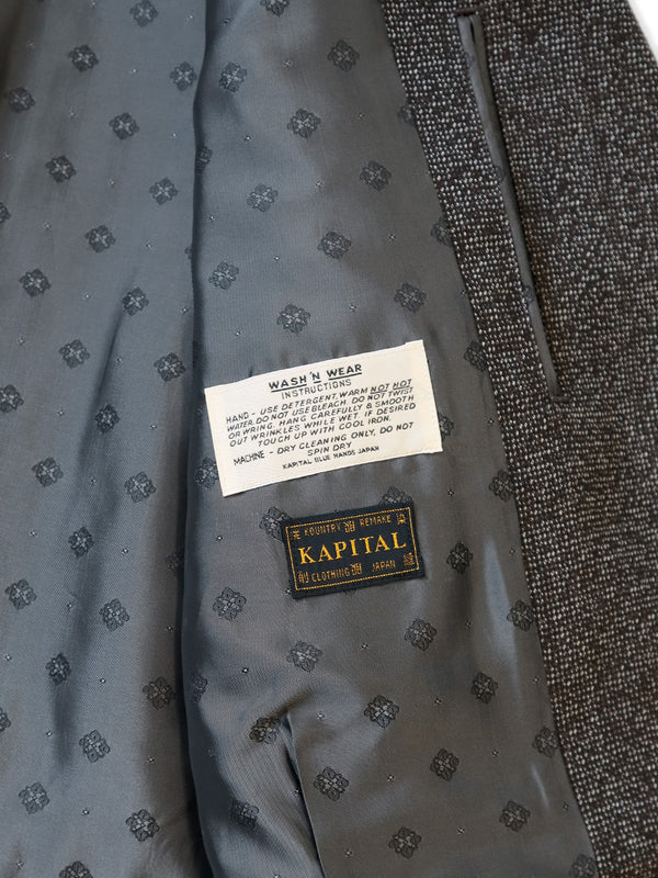 Kapital High Density Tweed Drizzler Suit Jacket