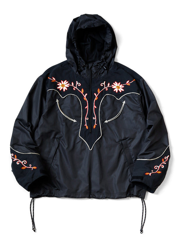 Kapital Poly Taffeta Tennessee Cornflower Parka Jacket