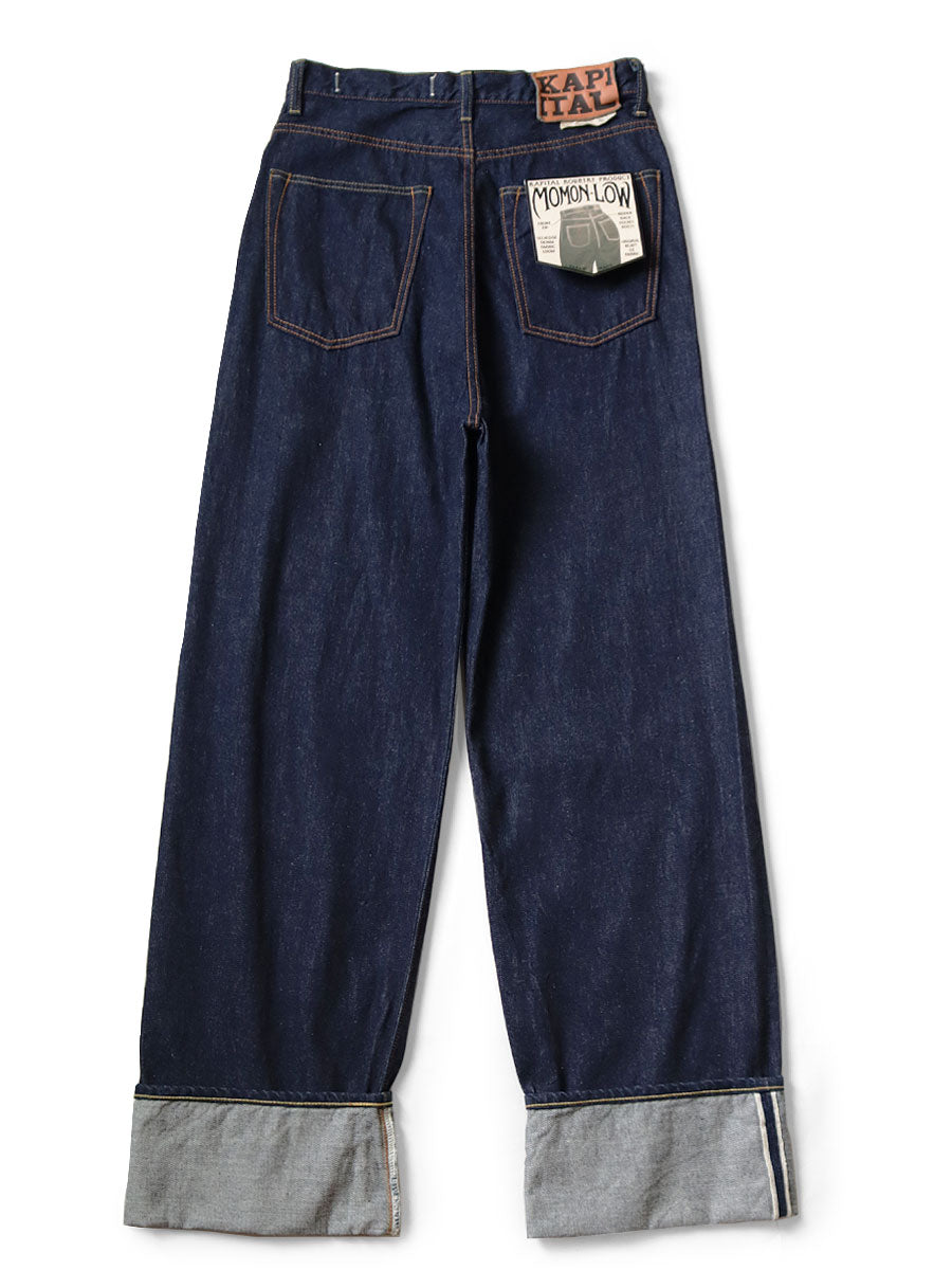 KAPITAL - New Momonroe Wide-Leg Jeans - Blue