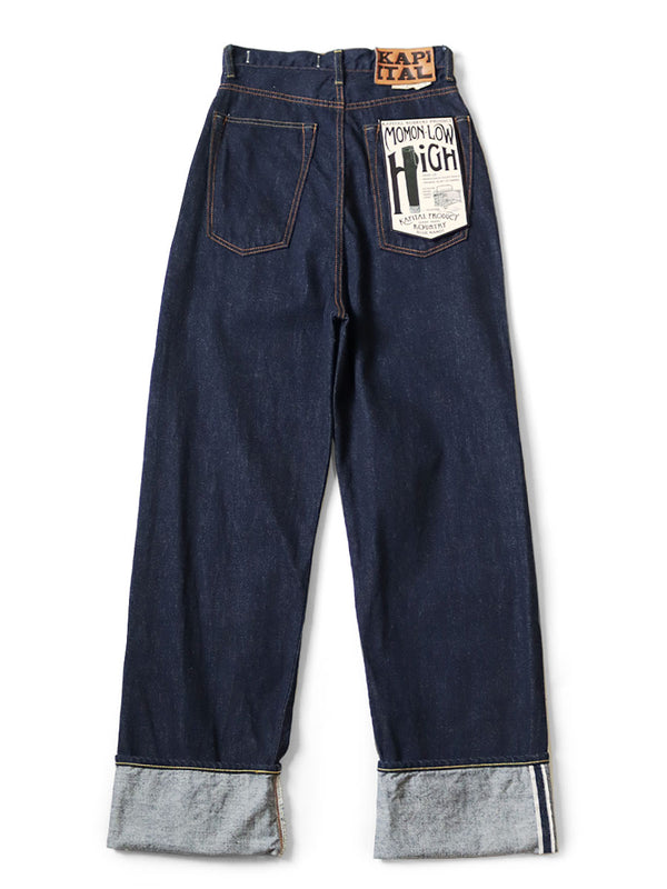 Kapital 12oz Denim 5P NEW Momonroe (High) Pants