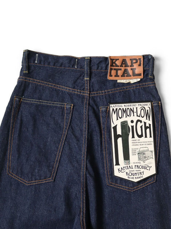 Kapital 12oz Denim 5P NEW Momonroe (High) Pants