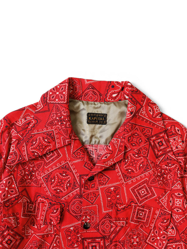 Kapital Murasheeching COOKIE Bandana Pattern Wrangle Collar Board Shirt (long sleeve)