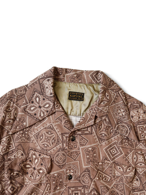 Kapital Murasheeching COOKIE Bandana Pattern Wrangle Collar Board Shirt (long sleeve)