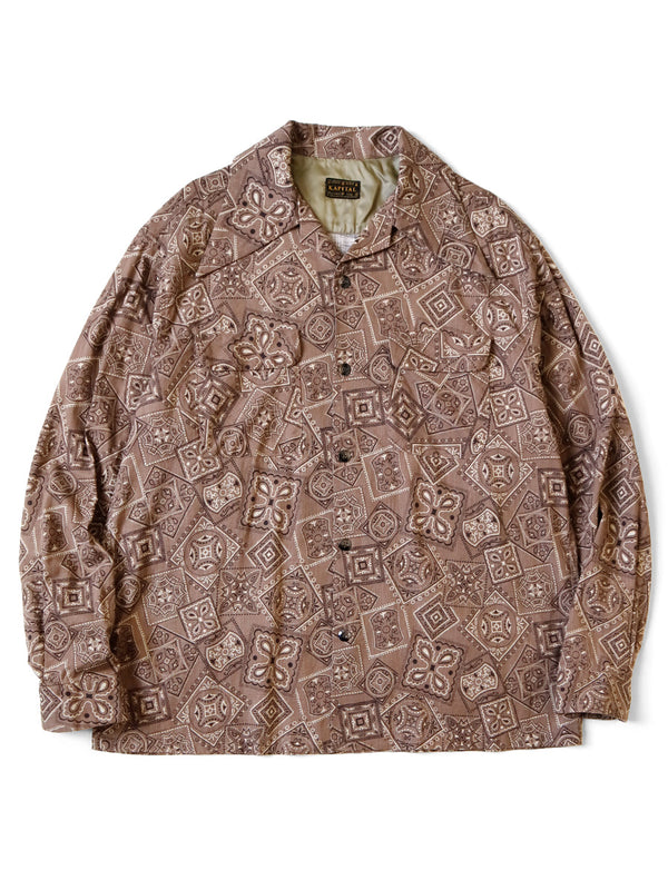 Kapital Murasheeching COOKIE Bandana Pattern Wrangle Collar Board Shirt (long sleeve)